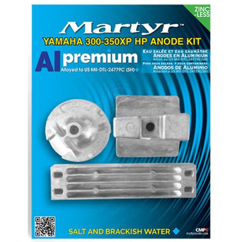 Anode Kit Alloy Outboard Yamaha 300-350XP HP High Performance