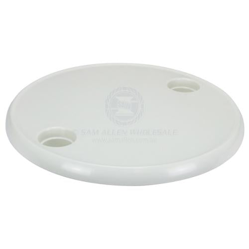 Table Top White Acrylic Round Shape Top 610mm Dia. Boat Marine Caravan RV