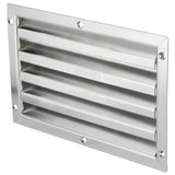 Stainless Steel Rectangular louvre Vent Cast Heavy Duty 240mm x 160mm Boat Caravan Camper