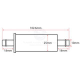 In-Line Fuel Filter Suits 2 Stroke & 4 Stroke Outboard Engines Hose Size 10mm