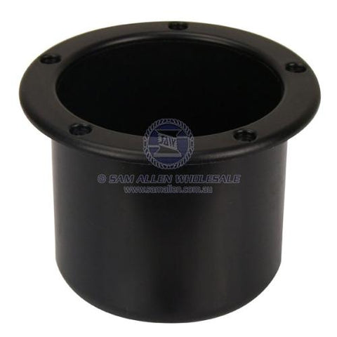 Drink Holder - Black Nylon Flush Mount Boat, Caravan, RV