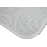 Footrest Folding White Powder Coated Aluminium Frame with HDPE Step