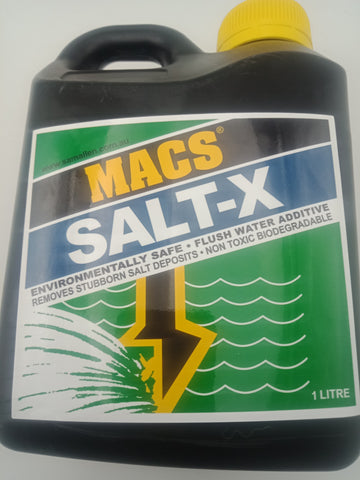 Outboard Flusher Additive MACS SALT-X 1 Litre Concentrated Salt Remover Refill