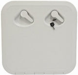 Access Hatch With Lock Caravan Boat Marine White 380mm x 380mm Deluxe Hatch Walk on Strong