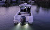 Boat LED Underwater Light Blue 12 volt Stainless Steel 316G Cover Bright!