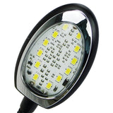 LED Light Flexible Goose neck Reading Chart/Map Light & Switch Boat/Caravan 12 volt Relaxn