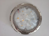 LED Light Stainless Cabin Slim Caravan Marine 162 Lumen 132mm 12 Volt Warm White